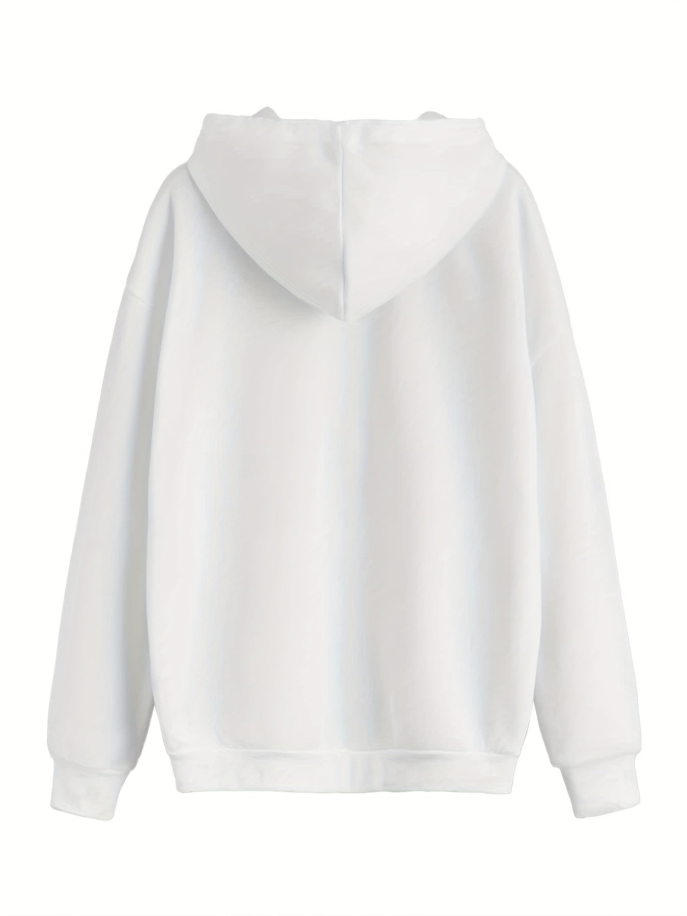 Dragon Print Zip Up Hoodie with Kangaroo Pocket for Women