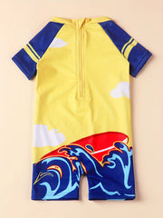 Baby Boys Surfaster Sharks Graphic Swimsuit Infant Toddler Swimming Costume