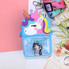 Kids Silicone Coin Purse Pony Crossbody Bag