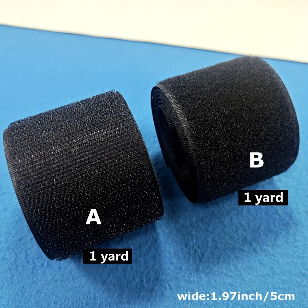 Nylon Sew On Hook Loop Tape Non Adhesive Fastener Set for Bags Clothes