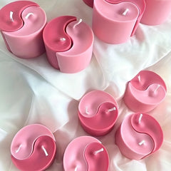 Tai Chi Yin Yang Candle Silicone Mold DIY Handmake Soap Resin Craft Making Mould