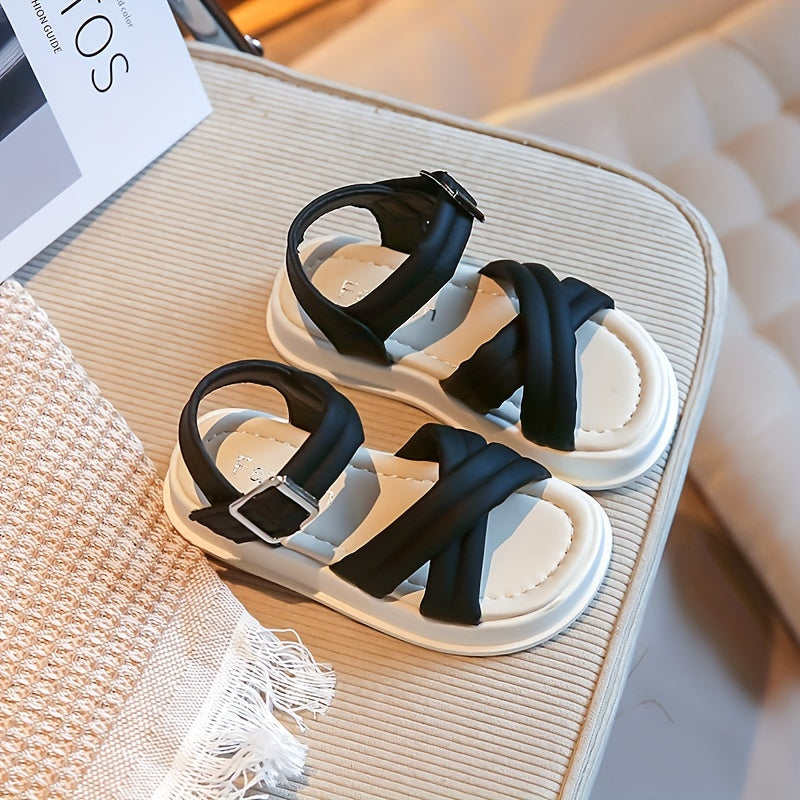 Girls' Breathable Open Toe Sandals Lightweight Anti Slip Comfortable Sandals