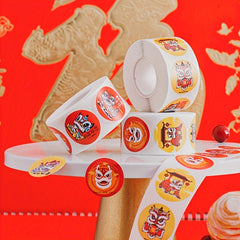 Chinese Year Stickers Spring Decoration Self Adhesive Party Label