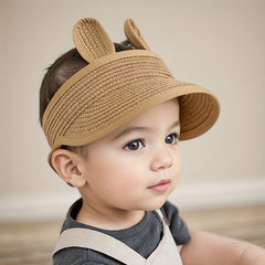 Baby Straw Hat Spring Autumn Top Hat Sunshade Breathable Duck Tongue Hat