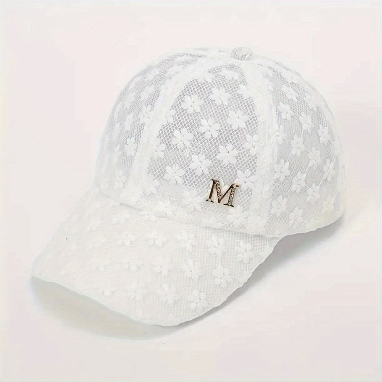 Summer Thin Lace Peaked Cap for Men Women