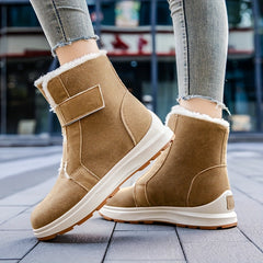 Women's Platform Snow Boots Plush Warm Shoes