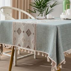 Durable Tablecloth for Dining Room Kitchen Living Room TV Cabinet Co
