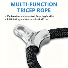 Tricep Training Rope 36in Cable Attachment for Pulley System Gym Home