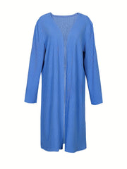 Ribbed Cardigan & Drawstring Pants Set