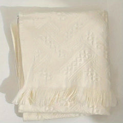 Tassel Jacquard Bath Hand Towel Cotton Soft Absorbent Bathroom Towel