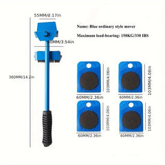 Heavy Object Handling Tool Mobile Pulley Moving Shifter Moving Tool Style 1