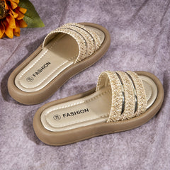Girls Lightweight Soft Slides Non Slip Slippers for Indoor Outdoor Use