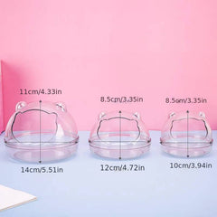 Transparent Washable Hamster Sand Bath for Nest