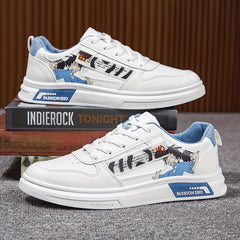 Men's Anime Print Skate Shoes Wear resistant Non Slip Sneakers Men's Footwear