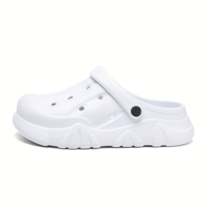Men's Lightweight Comfy Clogs Hollow Out Non Slip Garden Shoes
