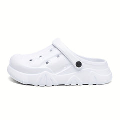 Men's Lightweight Comfy Clogs Hollow Out Non Slip Garden Shoes