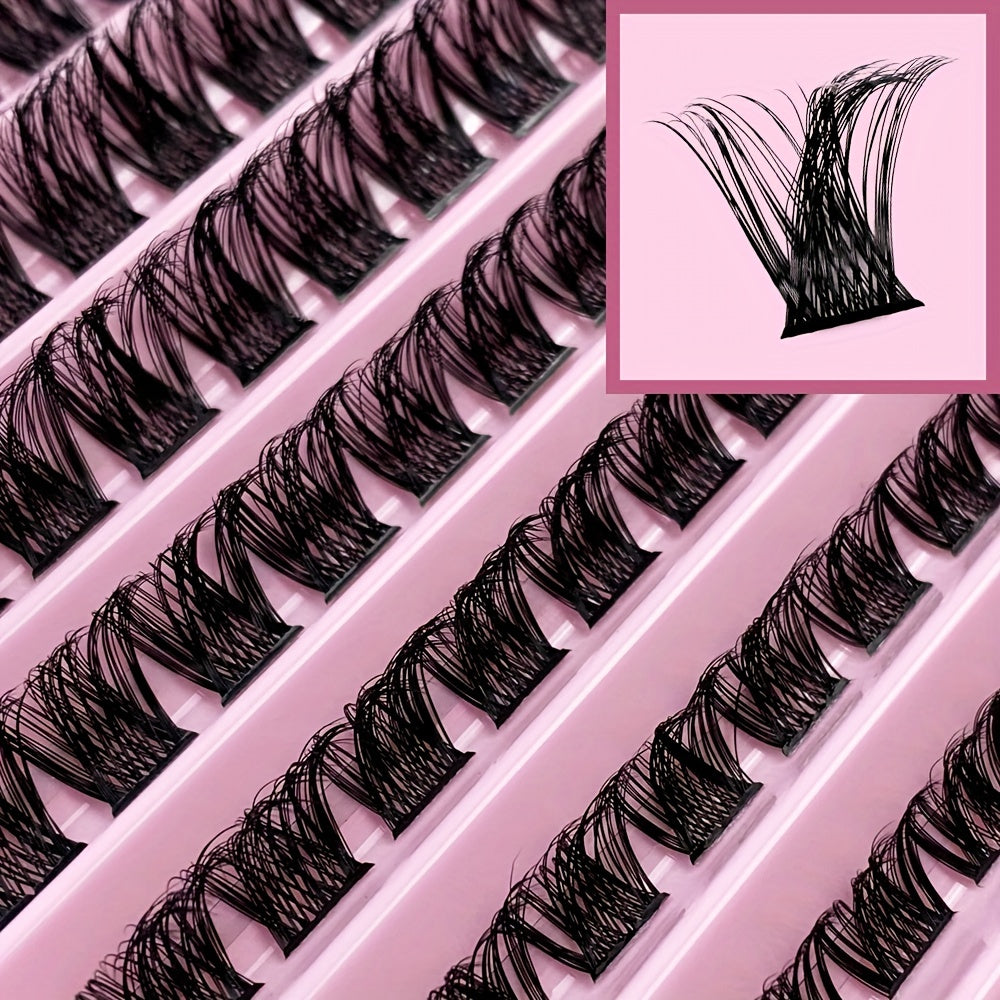 100pcs Mix D Curl Cluster Lashes Individual Lashes Lash Extensions Clusters Lash