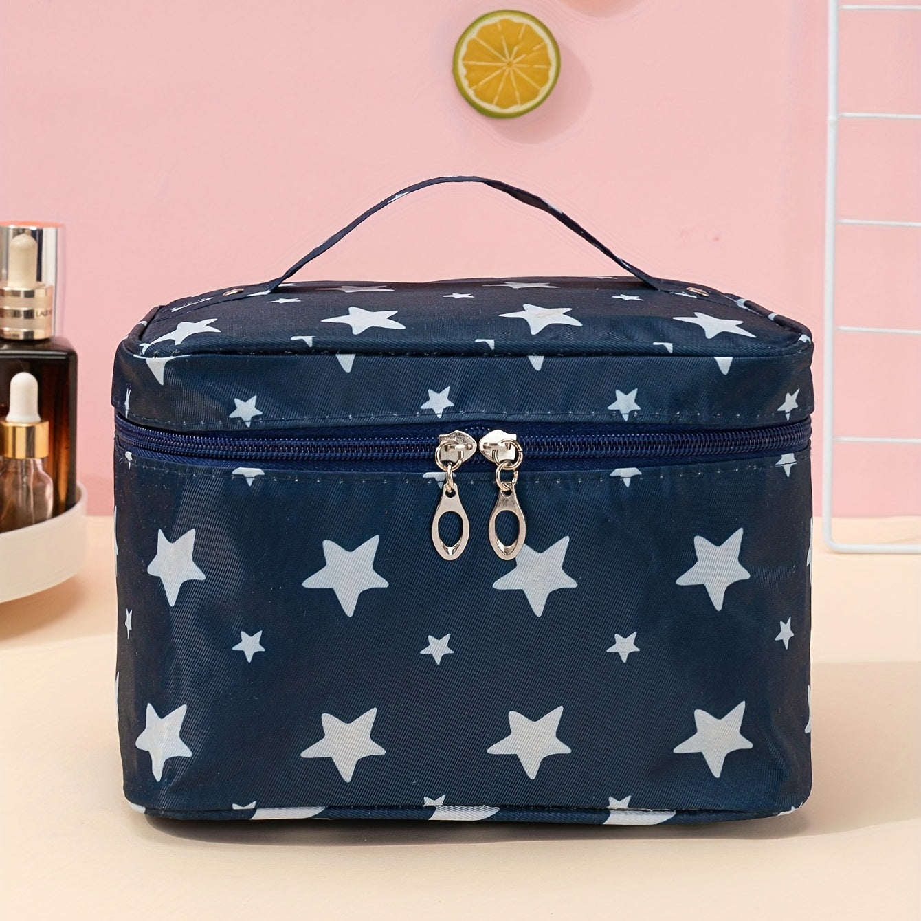 Stars Pattern Travel Toiletry Bag for Women