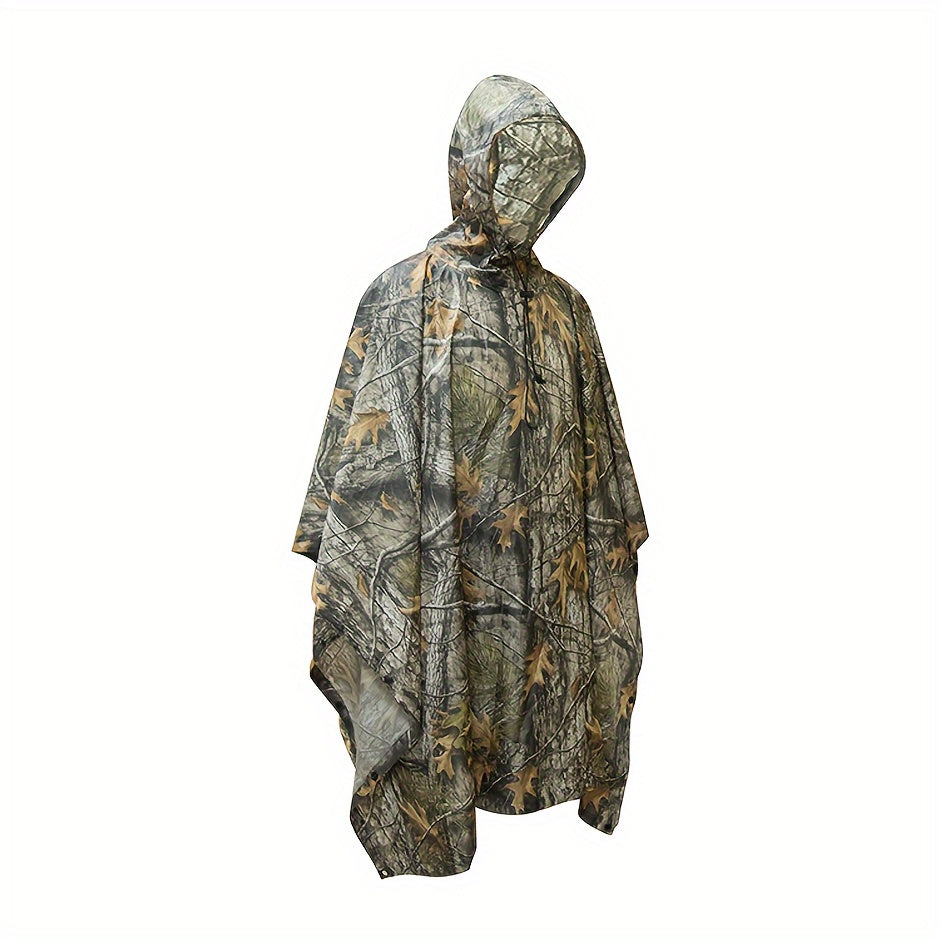 Camouflage Waterproof Raincoat for Outdoor Cycling and Mountaineering