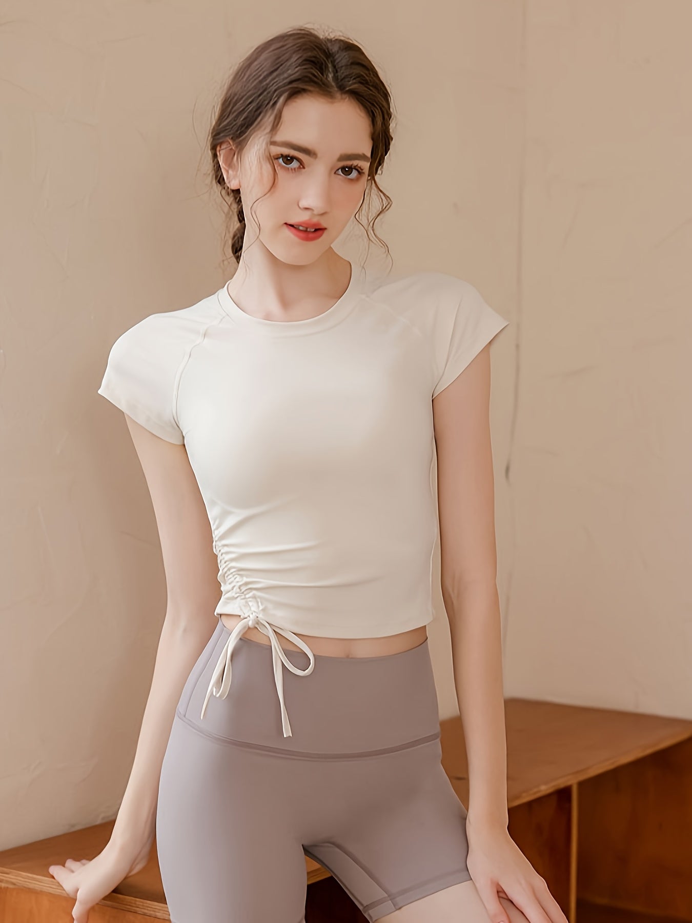 Slimming Sports Tee Quick Dry T Shirt Women's Activewear
