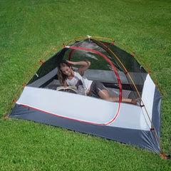 2-Person Camping Tent Double Layer Waterproof Windproof Ultralight
