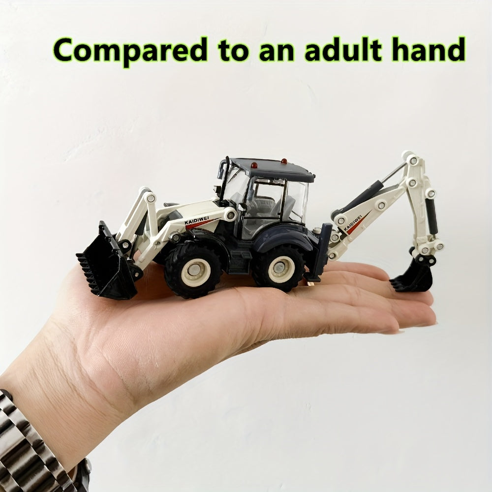 1:50 Scale Two-way Bulldozer Excavator Model
