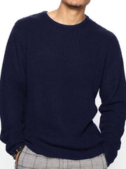 Men's Crew Neck Knitted Sweater