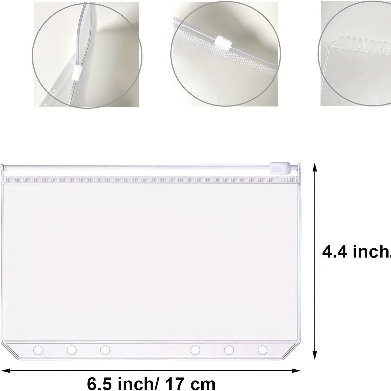 A6 Budget Binder Organizer with 6 Hole Pockets