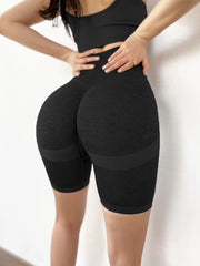 High-Waisted Seamless Workout Shorts for Women