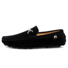 Women's Metal Decor Slip On Loafers Soft Sole Anti skid Shoes