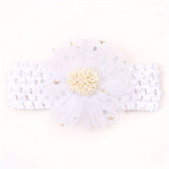 Artificial Flowers Decor Headband for Baby Girls