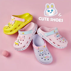Girls Cartoon Sandals Quick Drying Clogs - Indoor Outdoor Beach Pool All Seasons