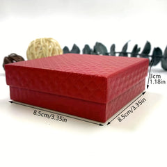 Rhinestone Bracelet Necklace Set Box Jewelry Packaging Box