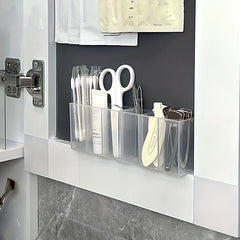 Wall Mount Storage Box Makeup Organizer 9 Compartment