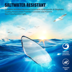 MAXJULI Polarized Sunglasses TR90 Frame Driving Fishing Cycling