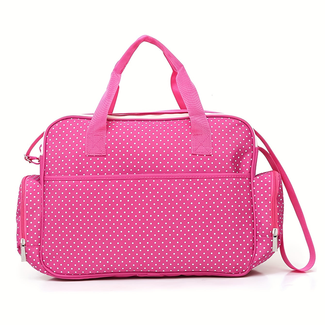 Polka Dot Mommy Bag Large Capacity Diaper Bag Tote & Shoulder Bag