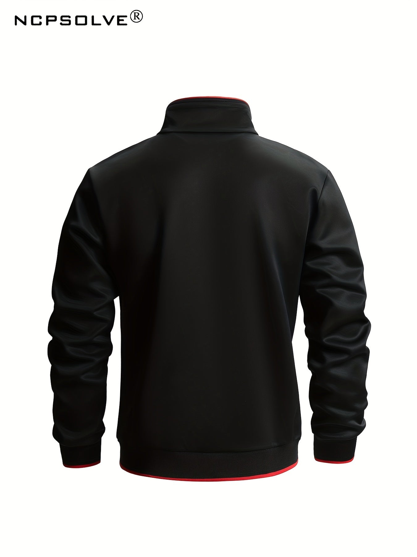 Men's Sports Suit with Stretch Zip Jacket & Elastic Waist Pants