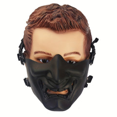 Airsoft Half Face Protective Demon Mask For Shooting