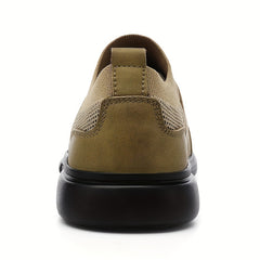 Men's Knitted Breathable Loafers Slip On Casual Shoes
