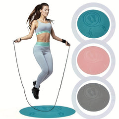 Non Slip Skipping Rope Mat for Yoga Training Body Shaping Weight Loss