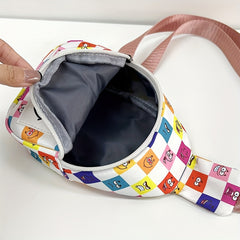Kids Happy Face Chest Bag Small Crossbody Bag
