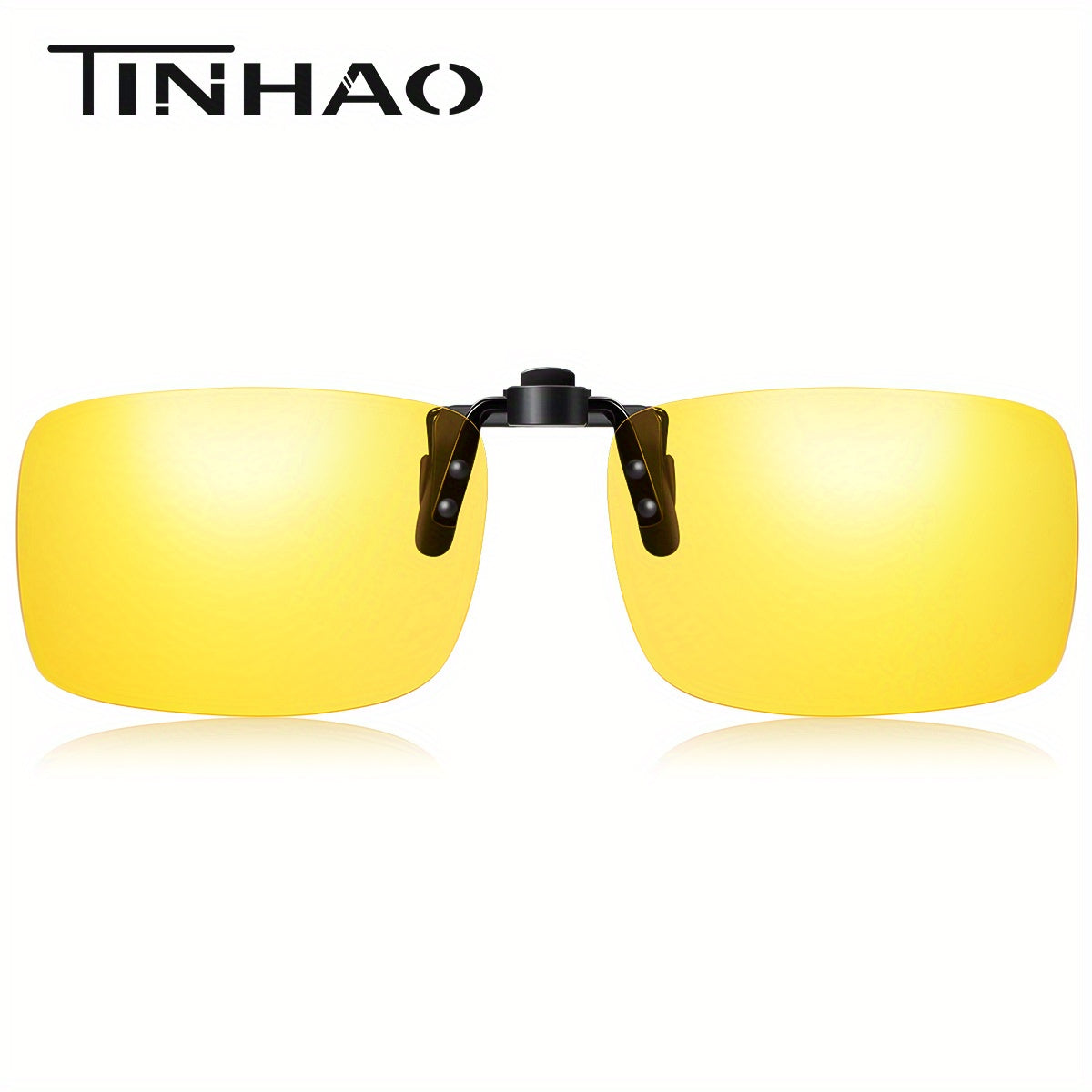 TINHAO Clip On Sunglasses Daytime & Night Vision Lenses