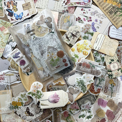 260pcs Retro Scrapbooking Paper Stickers DIY Decoration