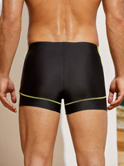 Quick Drying Men's Swim Trunks Drawstring Shorts For Summer