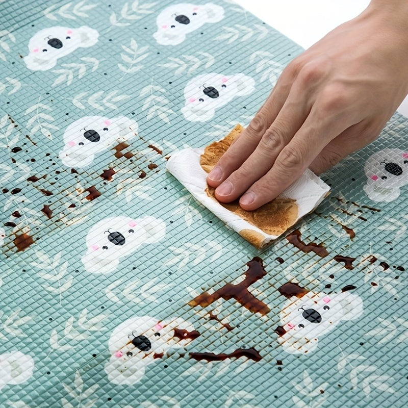 Daisy Printed Shelf Liner Non Adhesive Waterproof Stain Proof Washable