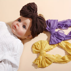 Baby Girls Mesh Lace Bow Headband Hair Accessories
