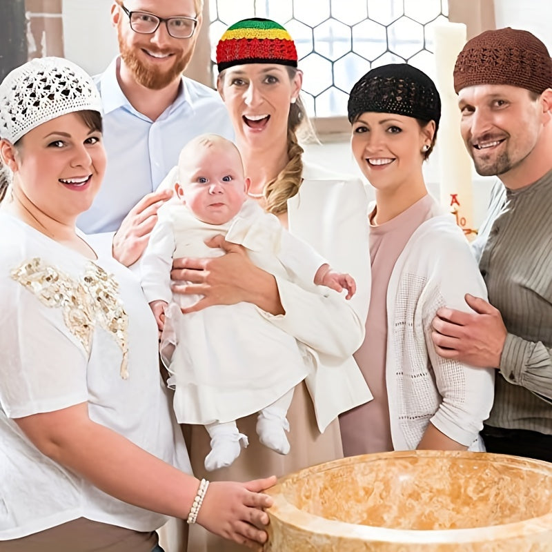 4pcs Knitted Beanie Crochet Hat Unisex Skull Cap