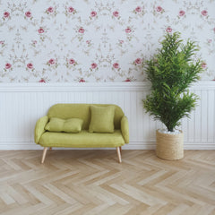Dollhouse Faux Leather Floor Tile 30x20cm Realistic Wooden Texture