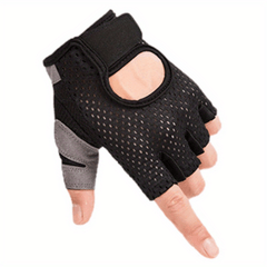 Non Slip Fishing Gloves Breathable Half Finger Gloves For Cycling Gym