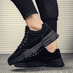 Men's Lace up Sneakers Comfortable Walking Shoes